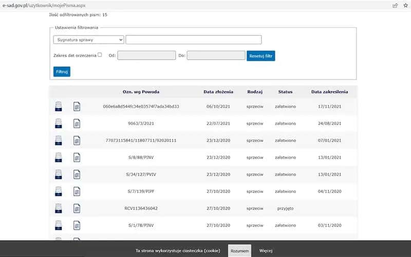Jak sprawdzić sprawę w e-sądzie bez zakładania konta i stresu