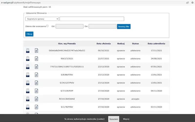 Jak sprawdzić sprawę w e-sądzie bez zakładania konta i stresu